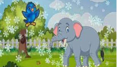 قصة العصفور و الفيل للاطفال 4 الى 10 سنوات