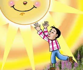 قصة غسان و الشمس للاطفال 4 الى 8 سنوات