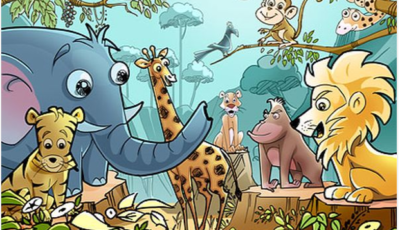 قصة الحيوانات الاربعة للاطفال 8 سنوات